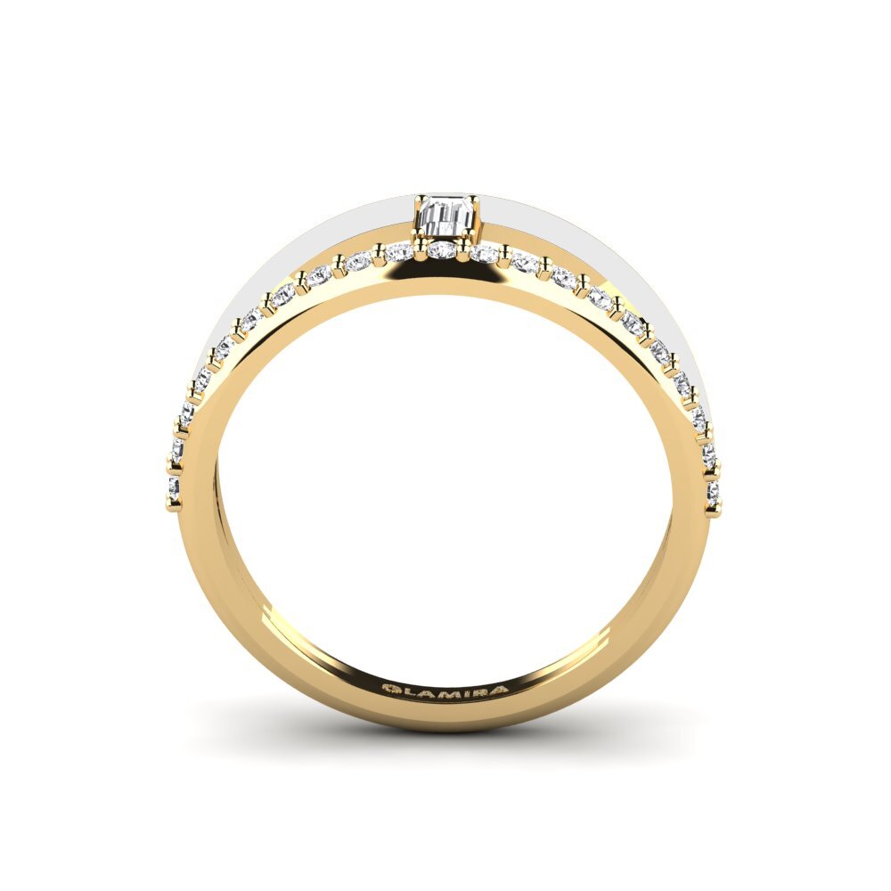 Weißer Saphir Ring Ikaria