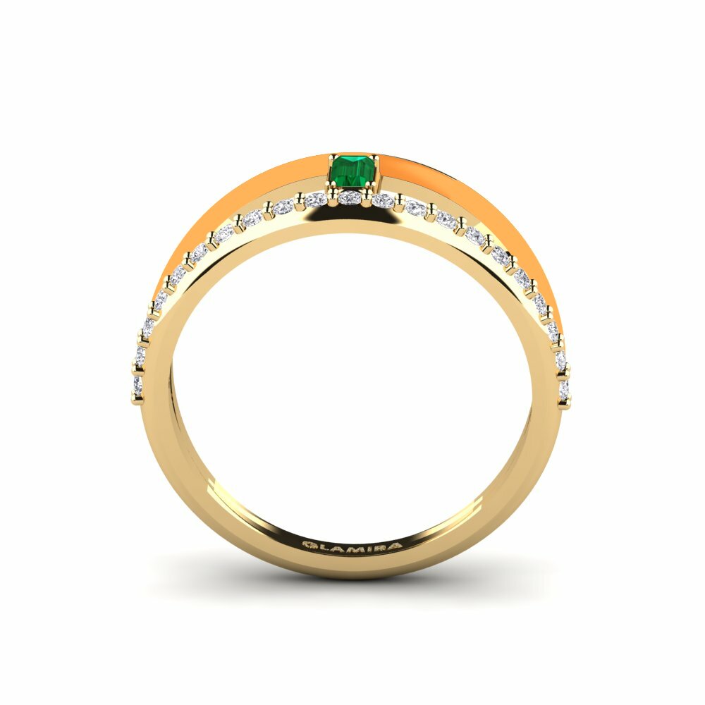 Zircone Vert Bague Ikaria