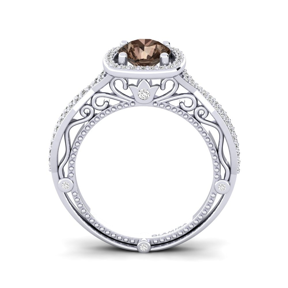 Smoky Quartz Engagement Ring Imberre