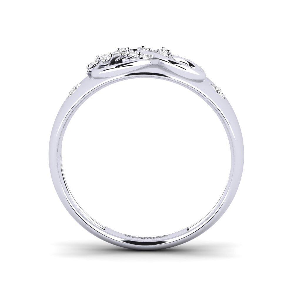 White sapphire Ring Imfihlelo