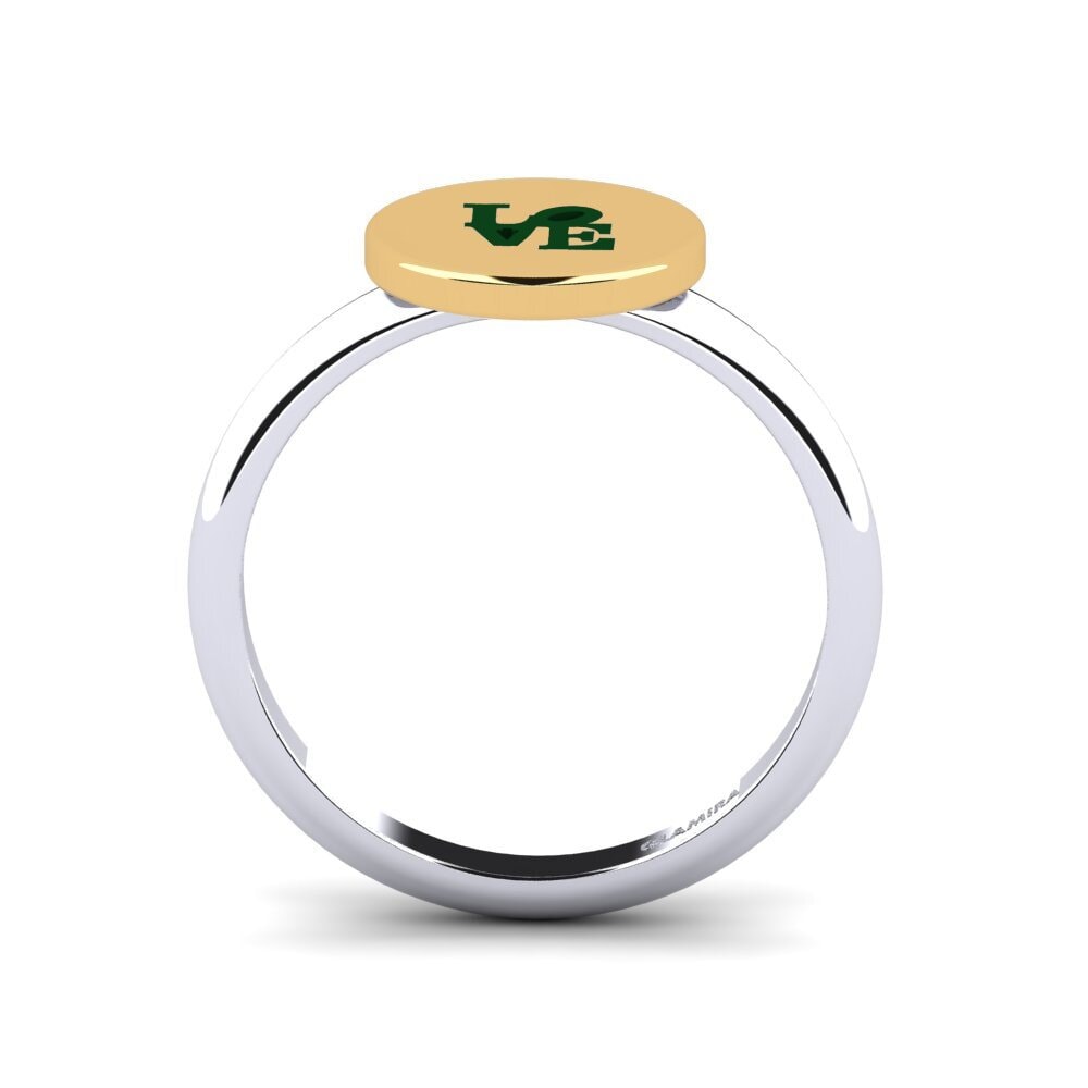 750 Gelb & Weißgold Ring Inas