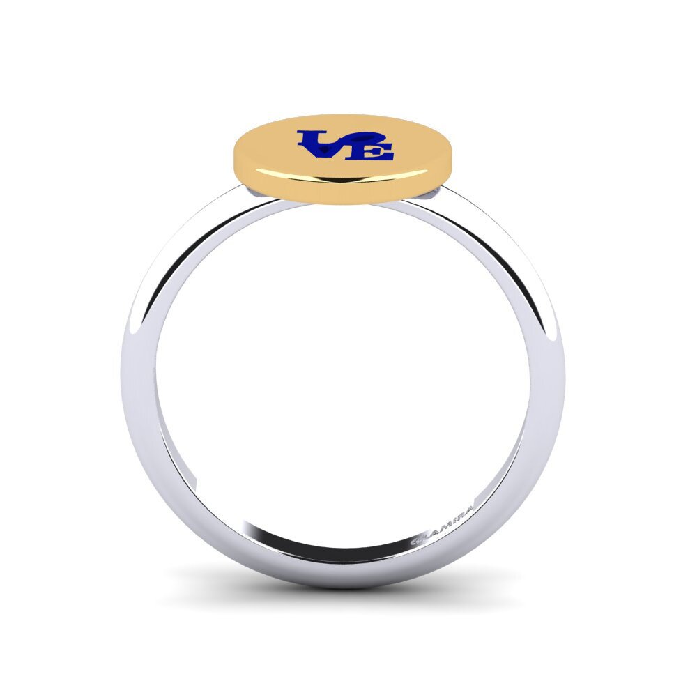 750 Gelb & Weißgold Ring Inas