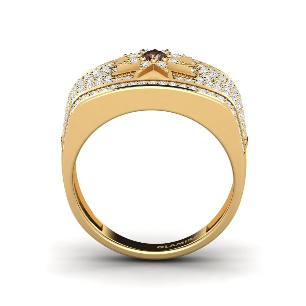Rauchquarz Ring Incartare