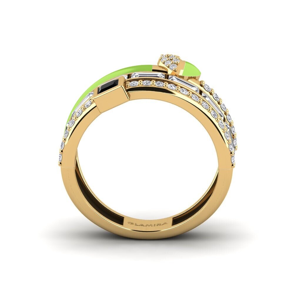 Schwarzer Saphir Ring Indigo