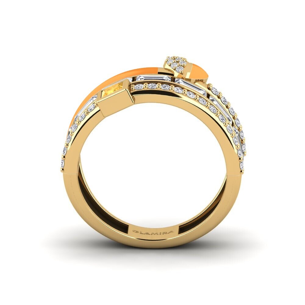 Citrine Ring Indigo
