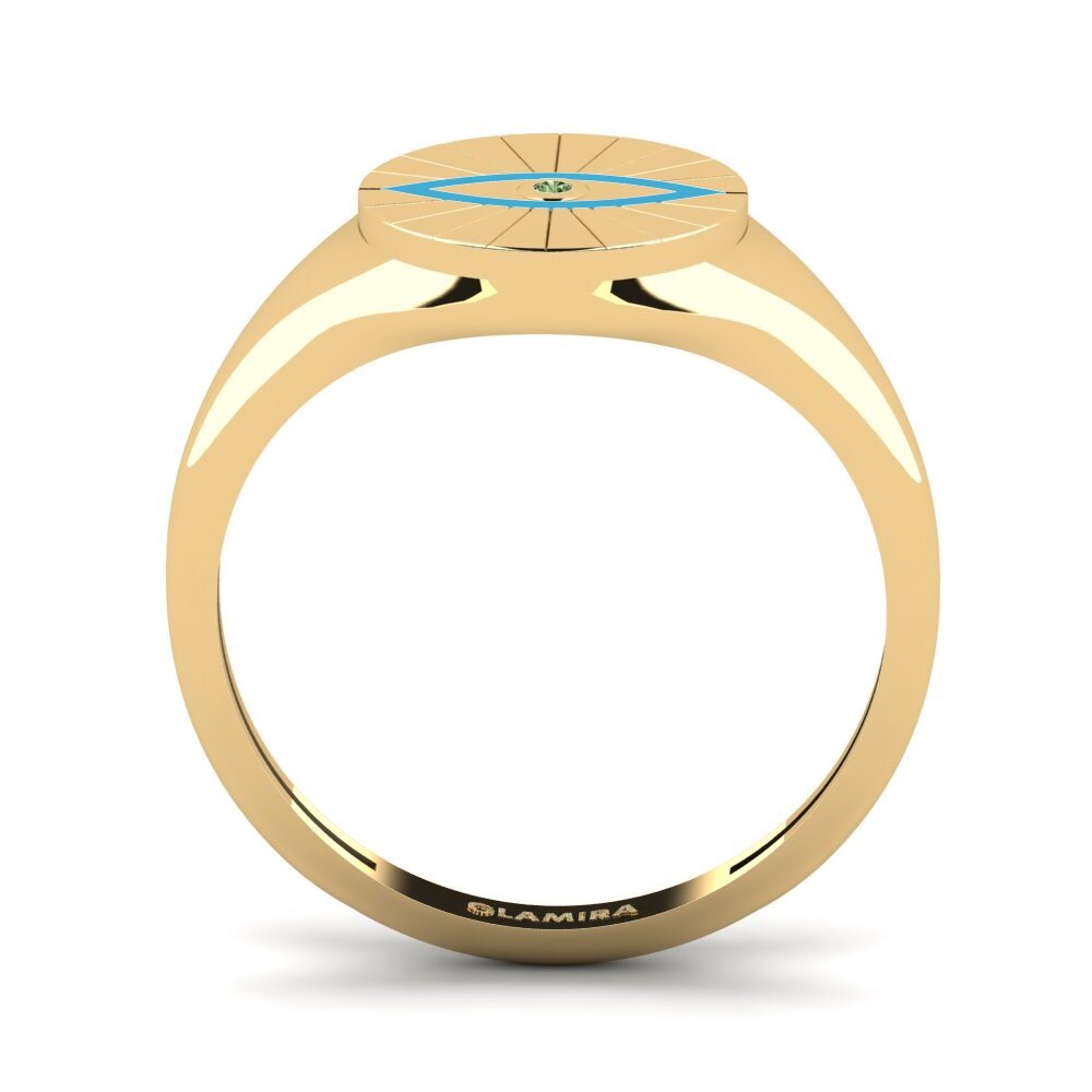 Diamante Verde Anel Ingabo