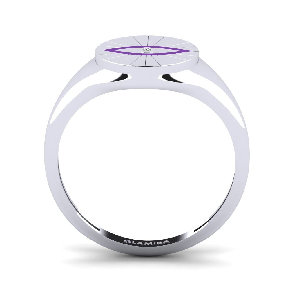 Weiß-Silber Ring Ingabo