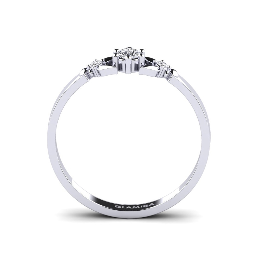 Side-Stone Engagement Ring Iodine