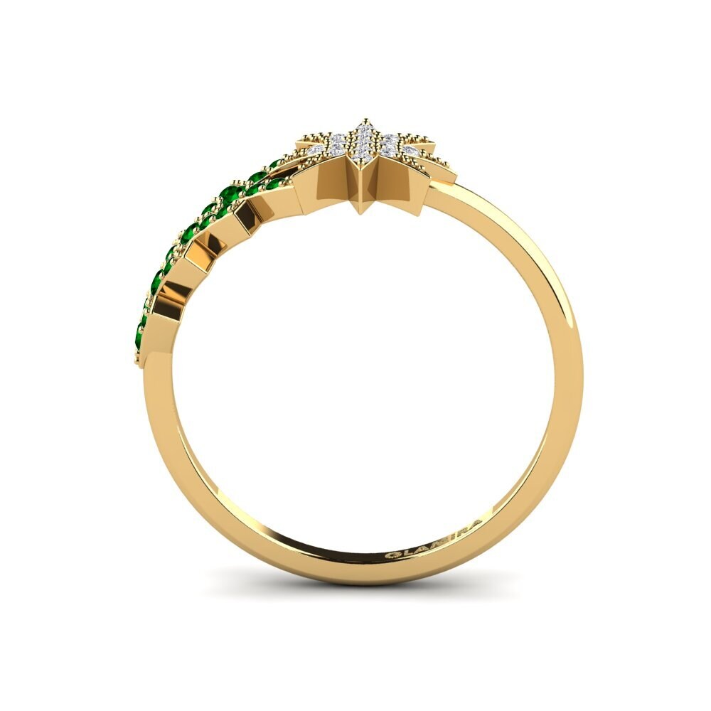 Circonita Verde Anillo Irawo