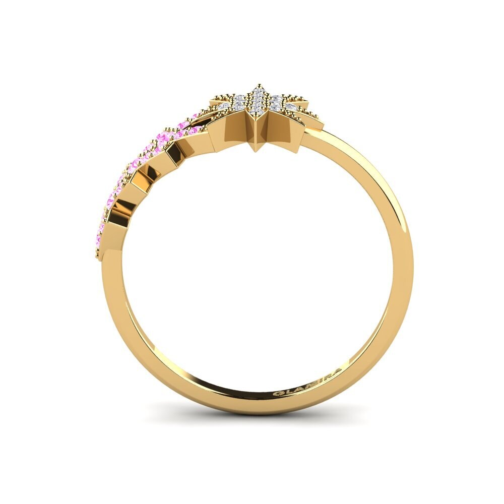 Zafiro Rosado Anillo Irawo