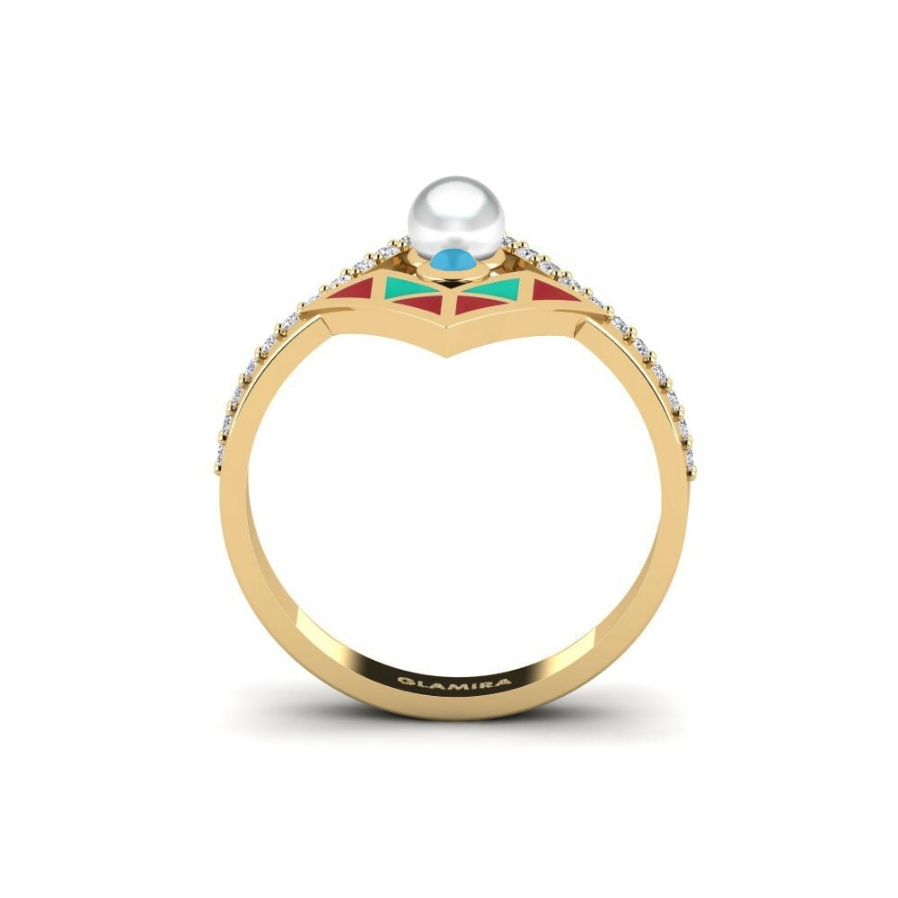 Or Jaune 18k Bague Isolating