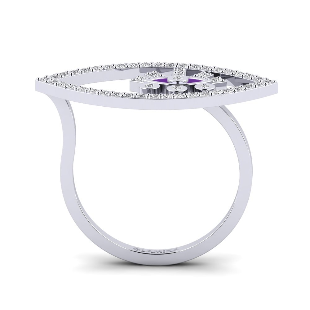 Weißgold 375 Ring Issos