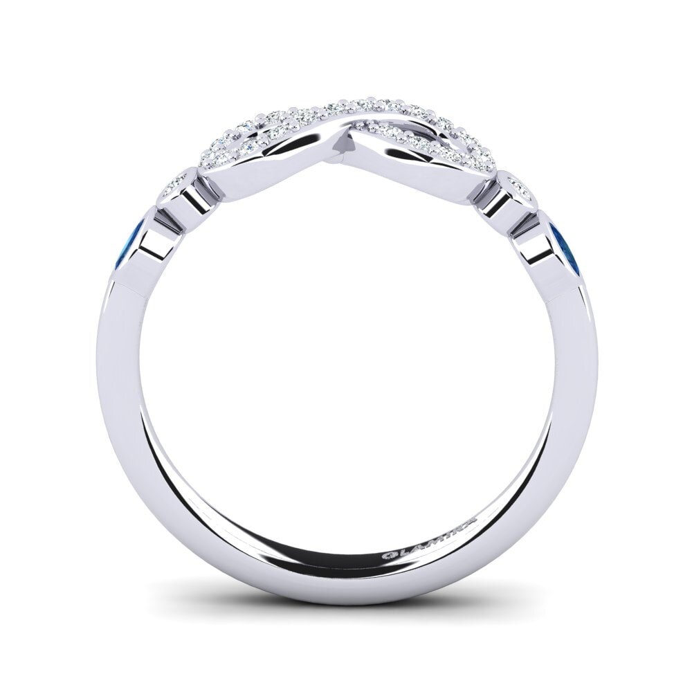 Zircone Blu Scuro Anello Istorkia