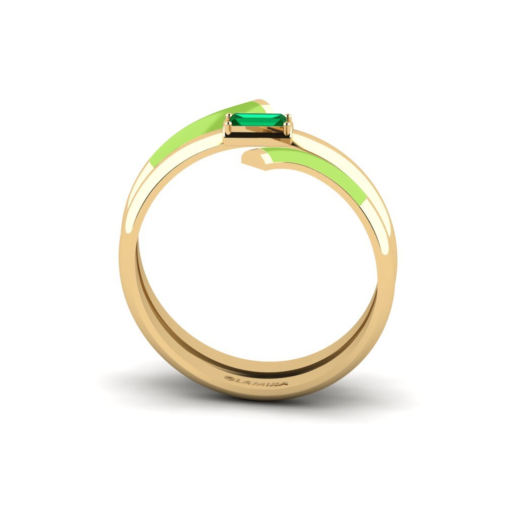 Grüner Zirkonia Ring Ithakis