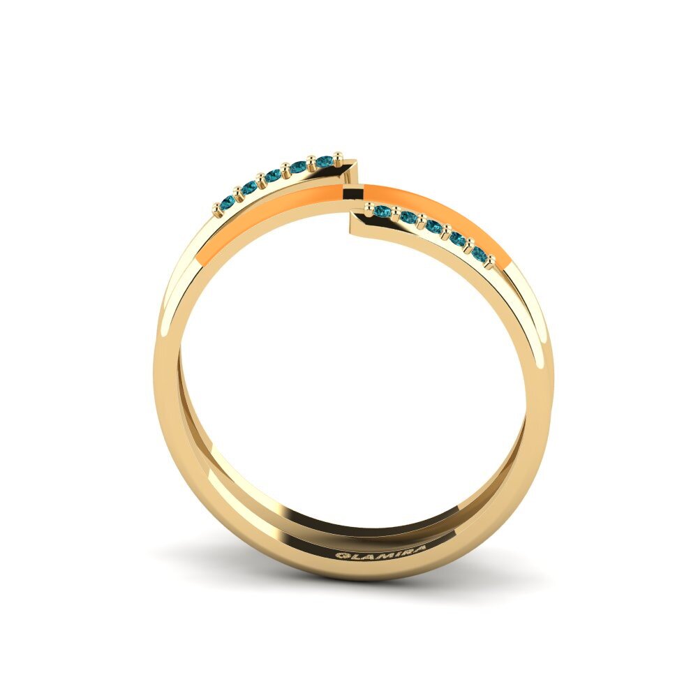 Blauer Diamant Ring Ithoca