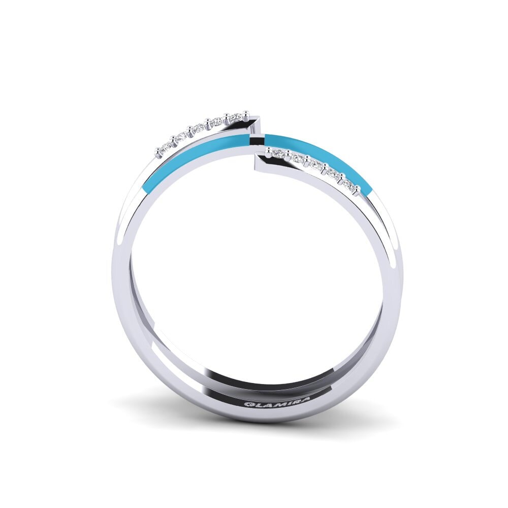 Or Blanc 14k Bague Ithoca