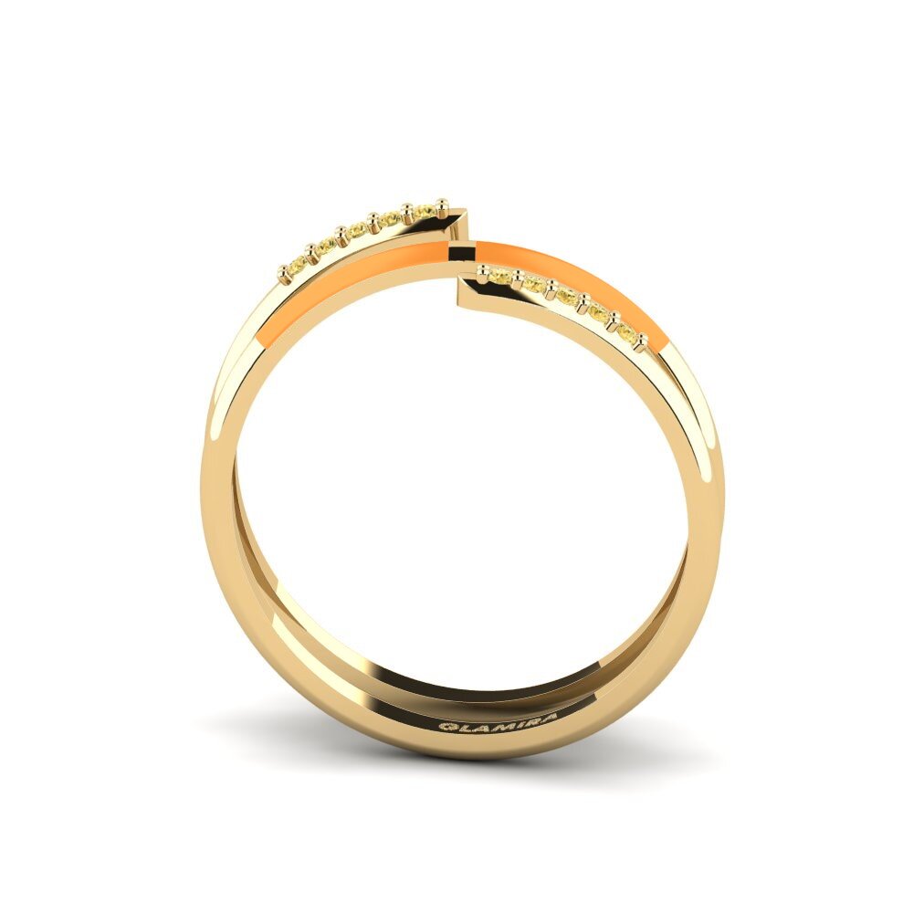Gelber Diamant Ring Ithoca