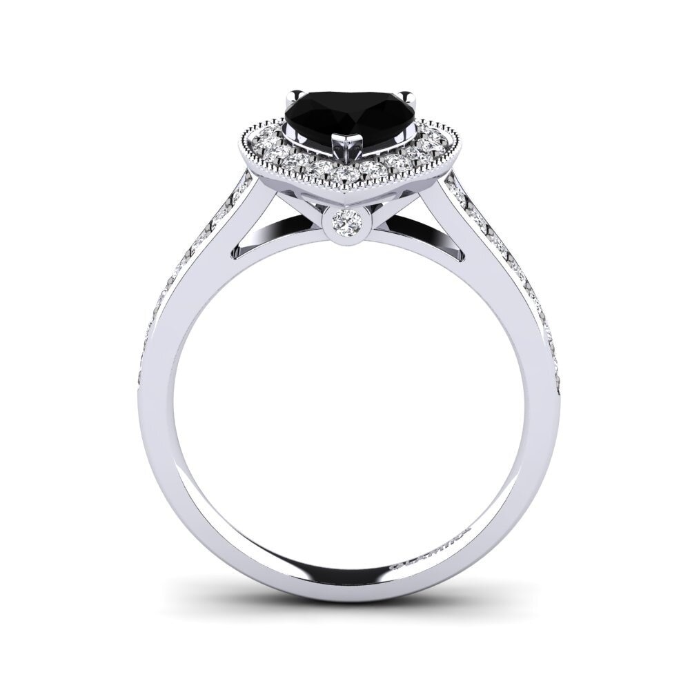 Zaffiro Nero Anello da donna Ivey