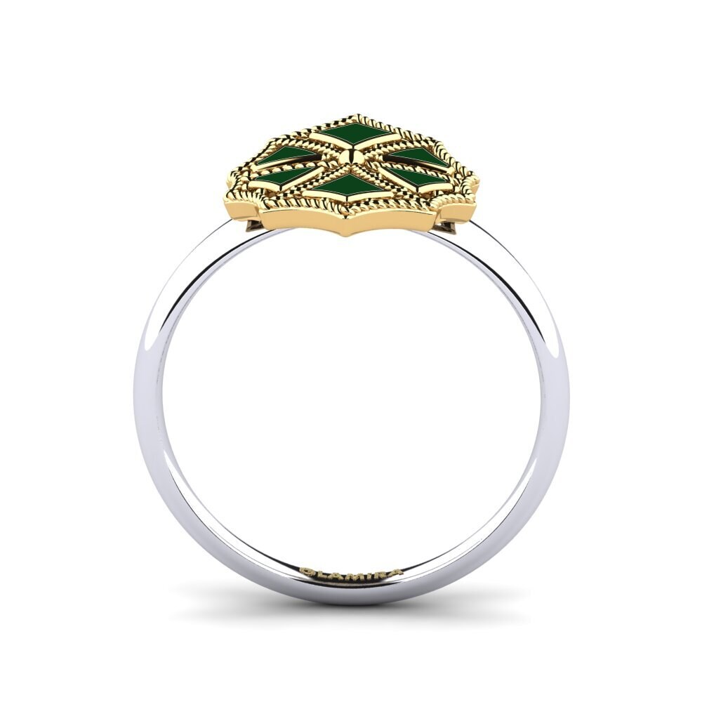 750 Gelb & Weißgold Ring Izmitello