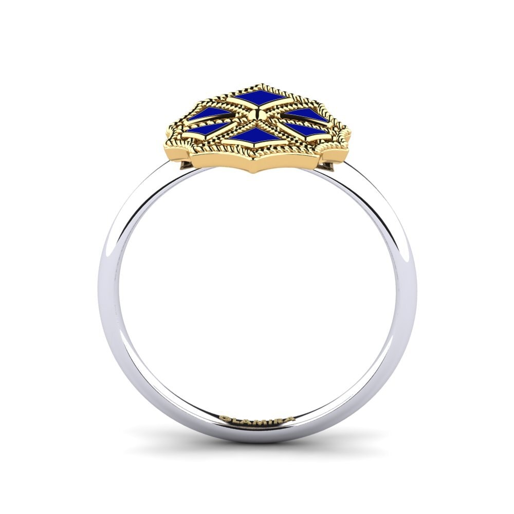 750 Gelb & Weißgold Ring Izmitello
