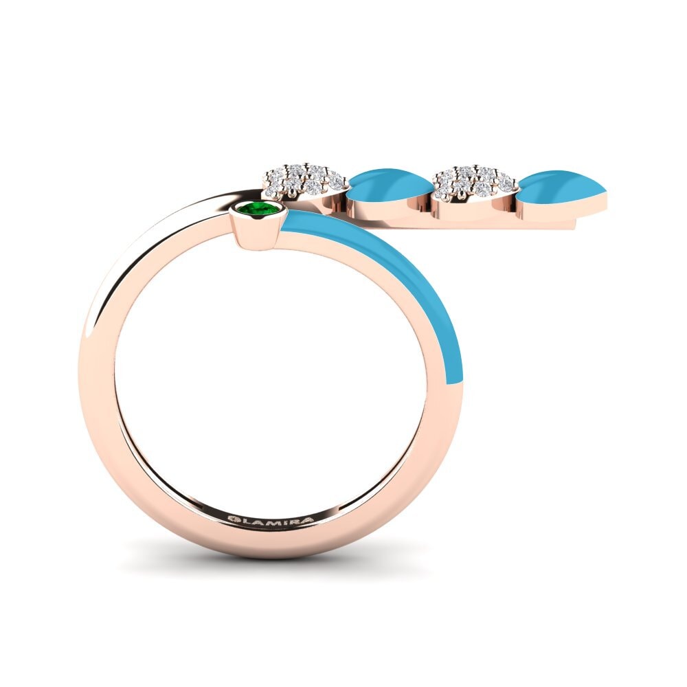 Grüner Zirkonia Ring Jacaylka