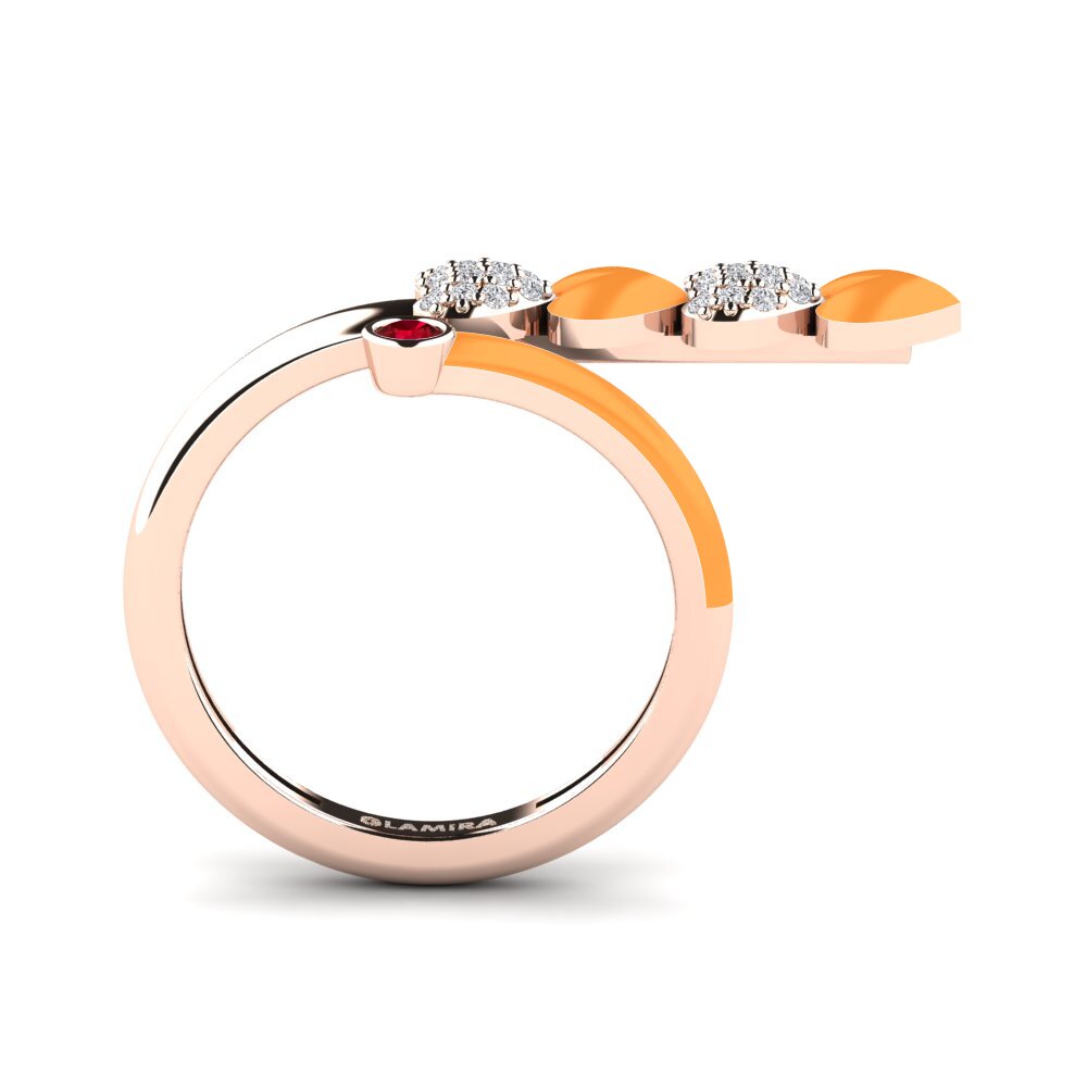 Red Zirconia Ring Jacaylka