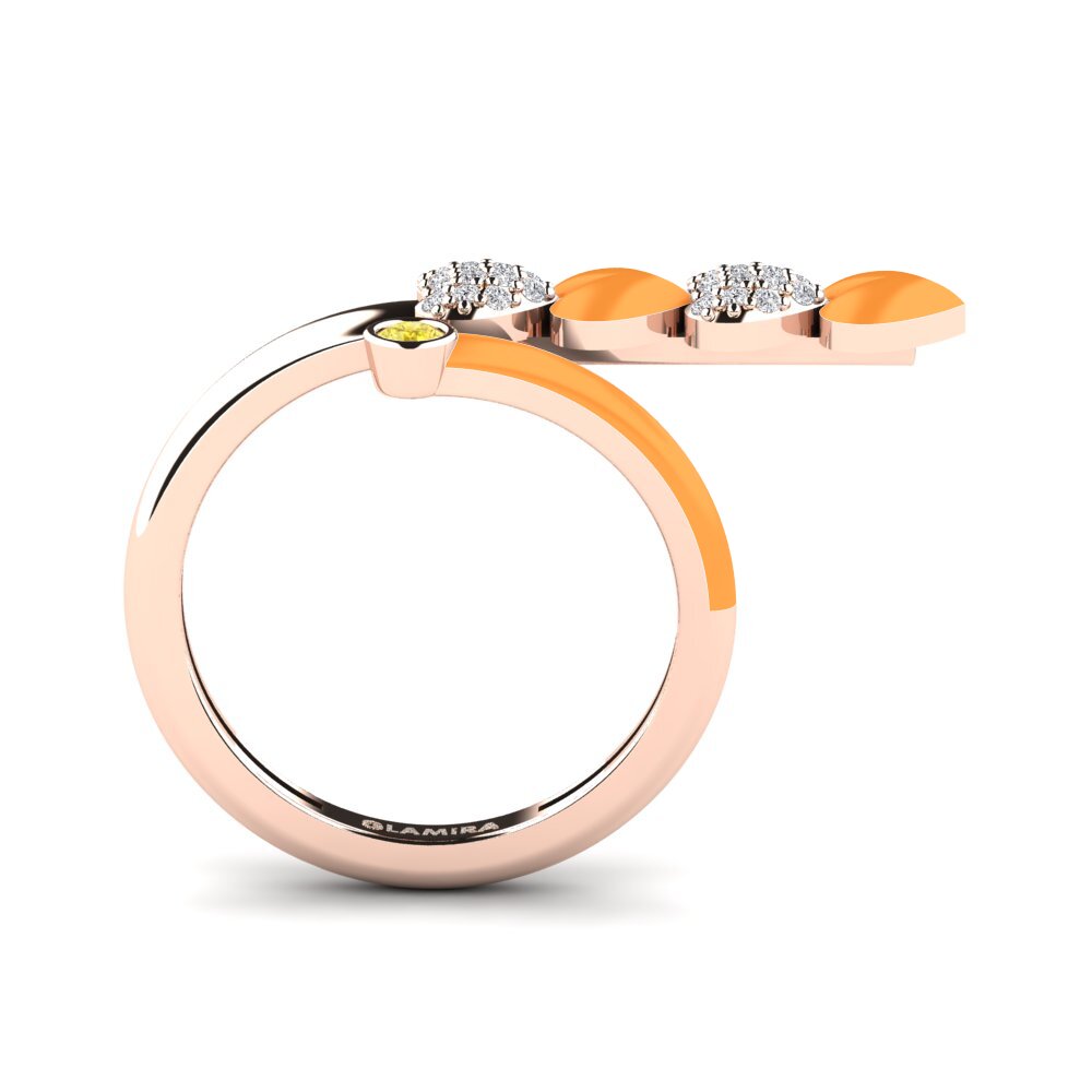 Gelber Saphir Ring Jacaylka