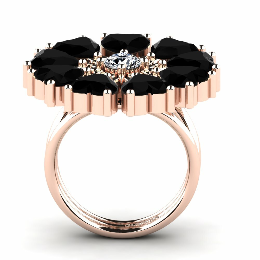 Onyx Noir Bague Jackmason