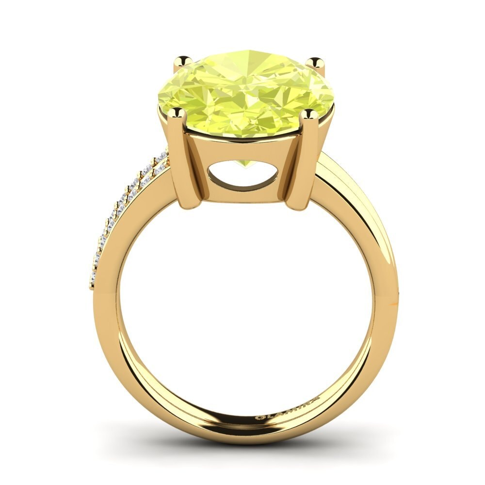 Lemon Quartz Ring Jadora