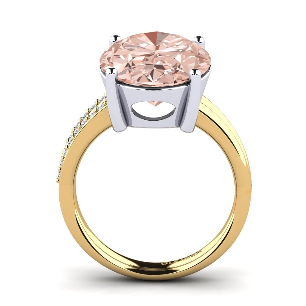14ct Yellow / White Gold Ring Jadora