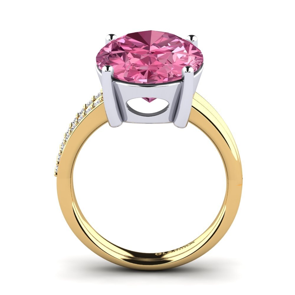 14ct Yellow / White Gold Ring Jadora