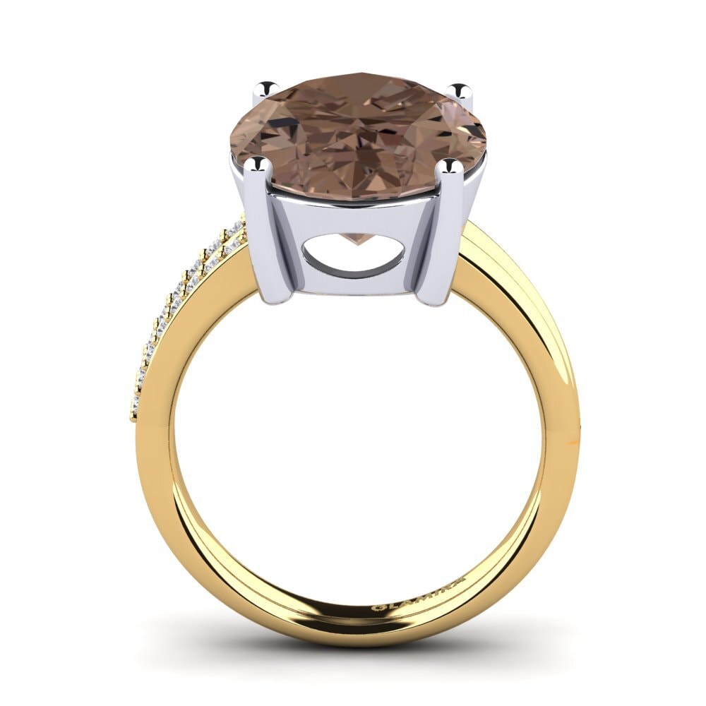 18ct Yellow / White Gold Ring Jadora