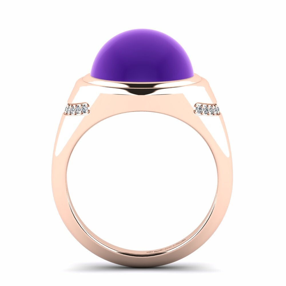 Améthyste Cabochon Bague Jailen