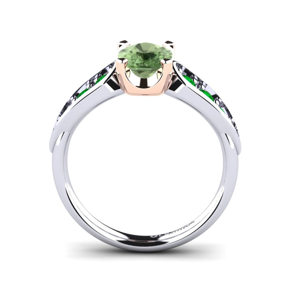 14k White & Rose Gold Engagement Ring Jaleissa