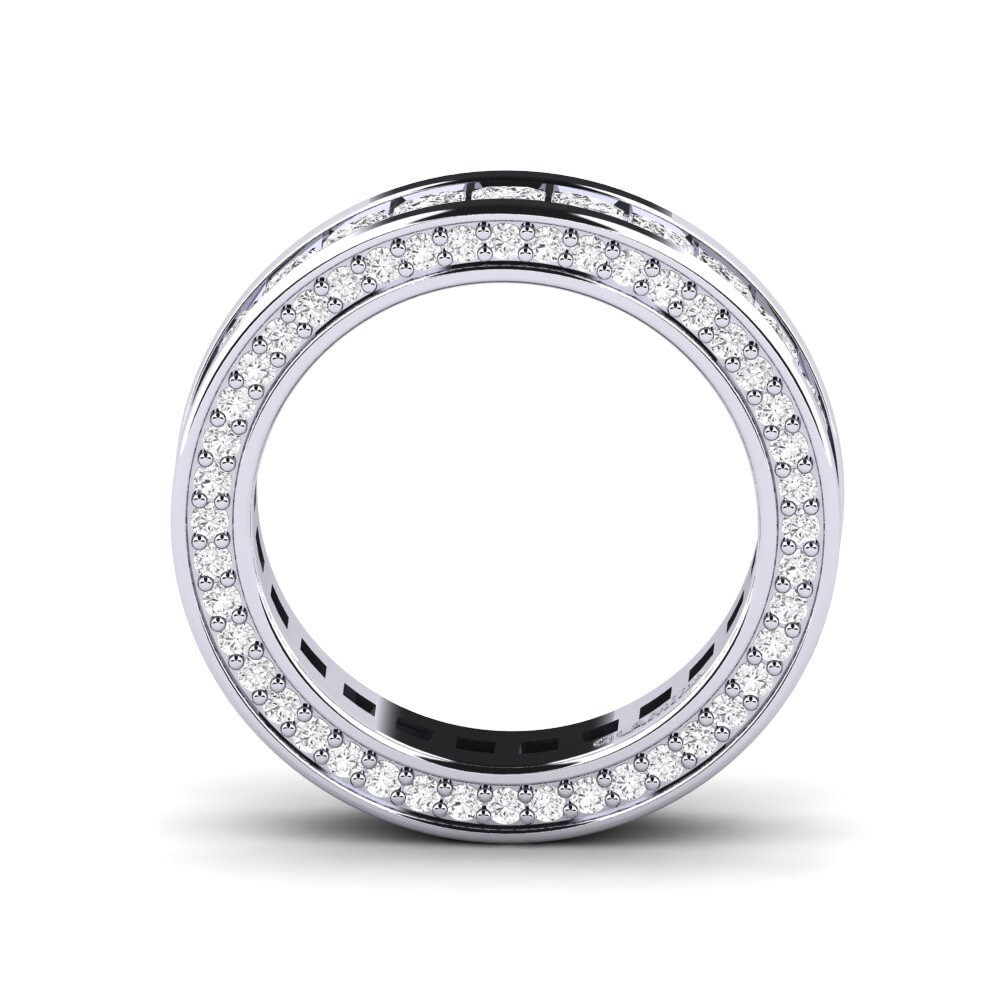 950 Palladium White sapphire Ring Jamie