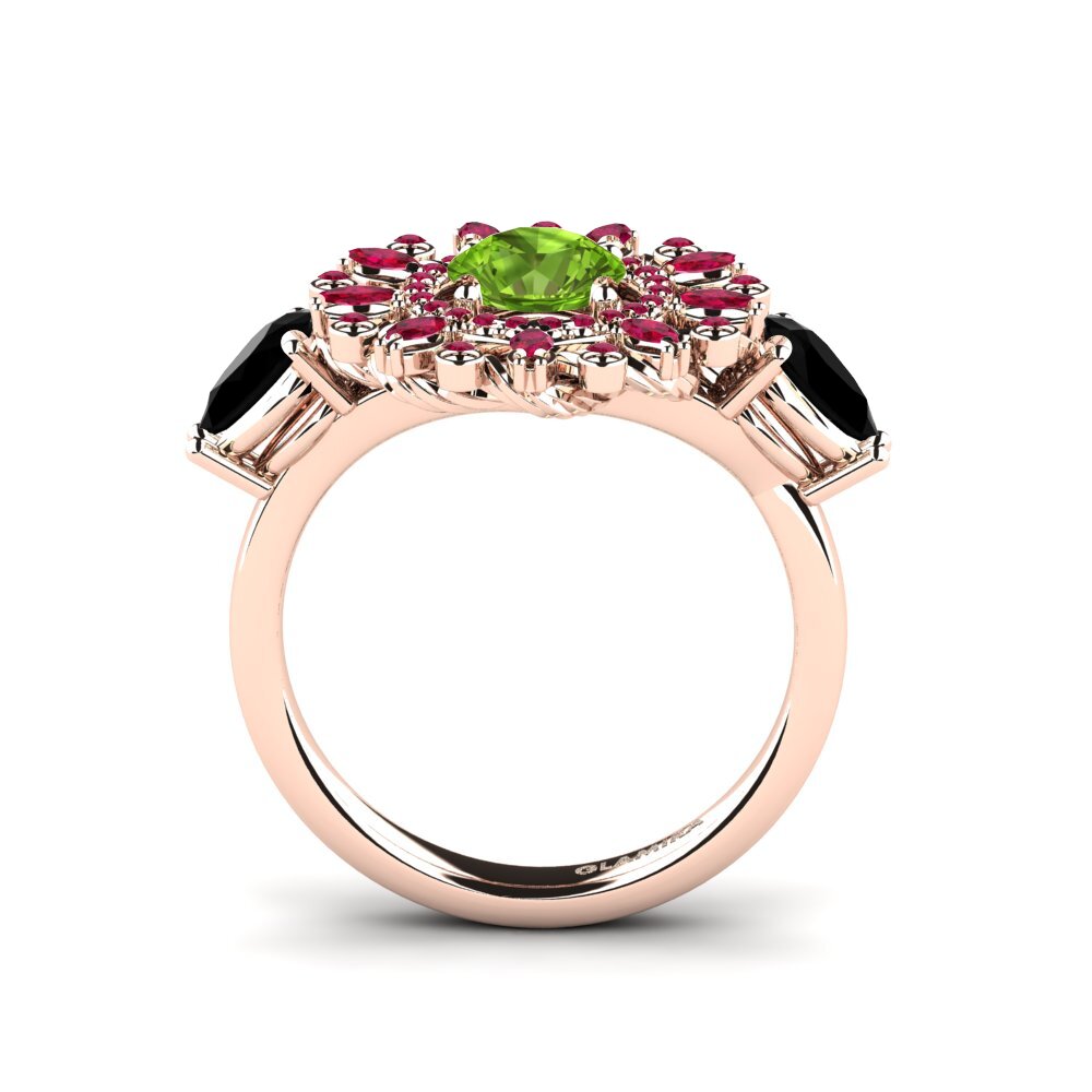 Peridot Engagement Ring Janeiro