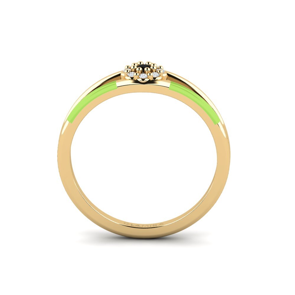 Schwarzer Diamant Ring Jautri