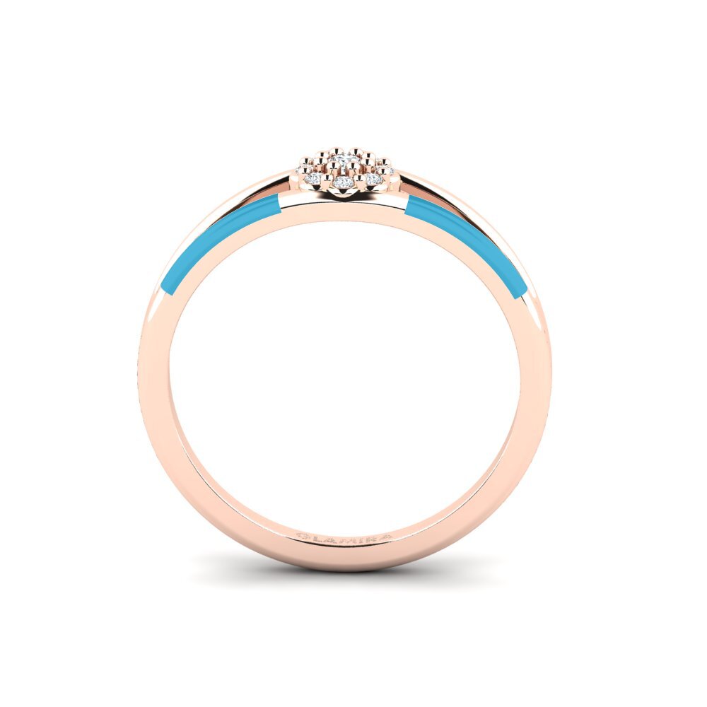 Rotgold 375 Ring Jautri