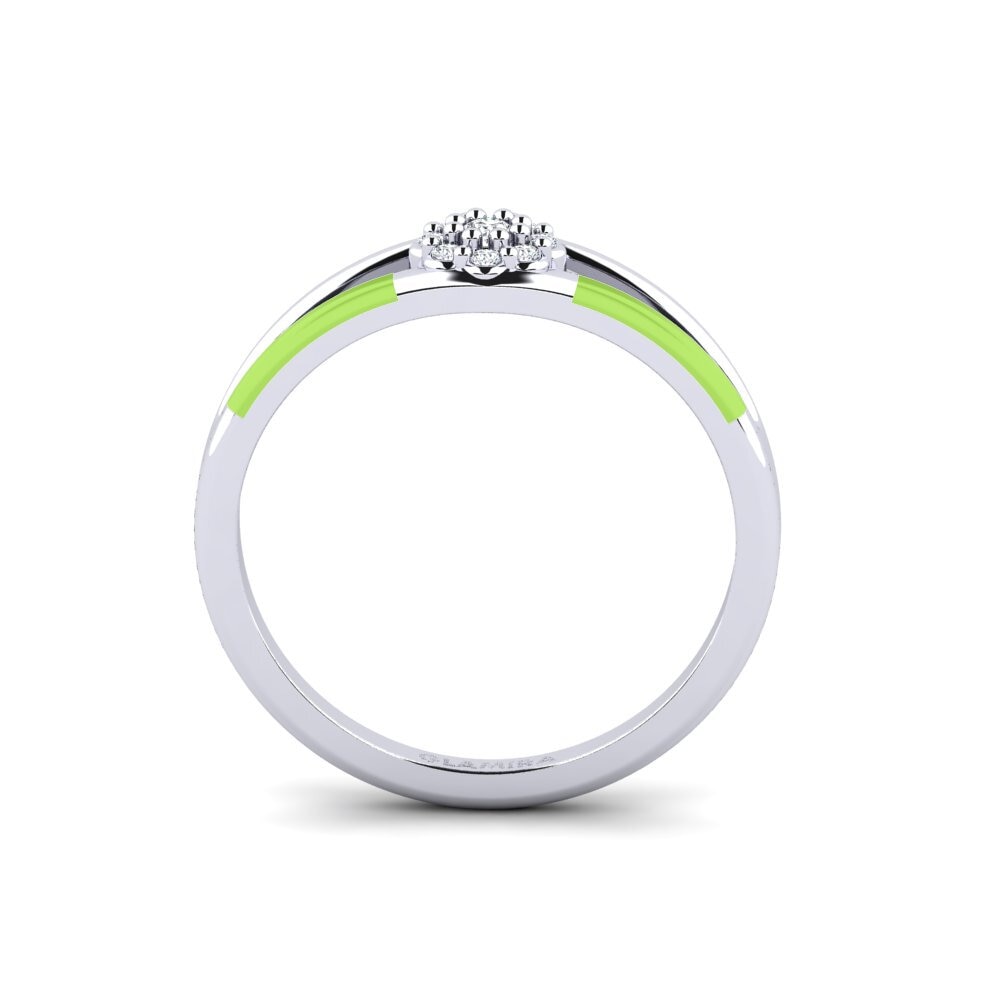 9ct White Gold Ring Jautri