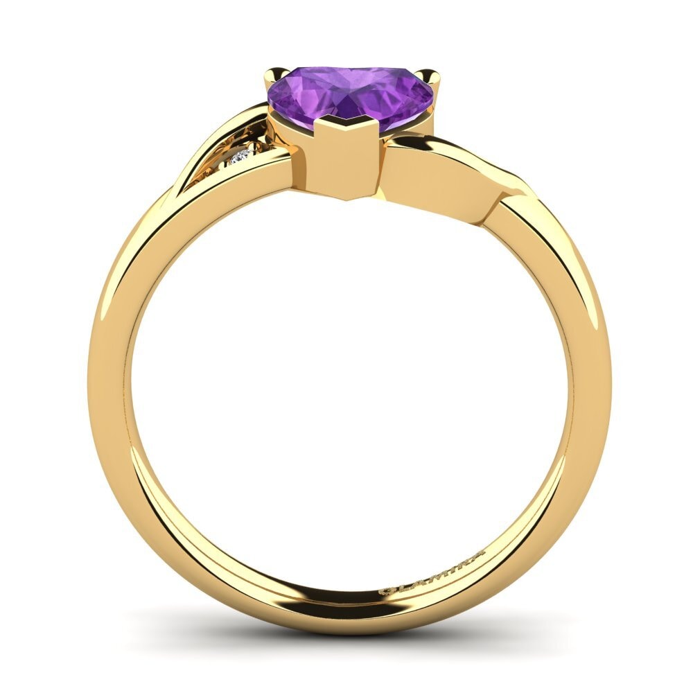 Amethyst Engagement Ring Jayda