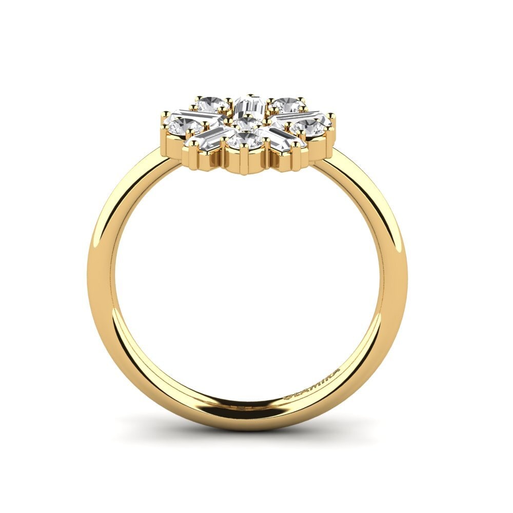 Zafiro blanco Anillo Jayesh
