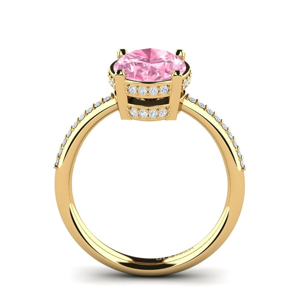 Pink Sapphire Engagement Ring Jayssie