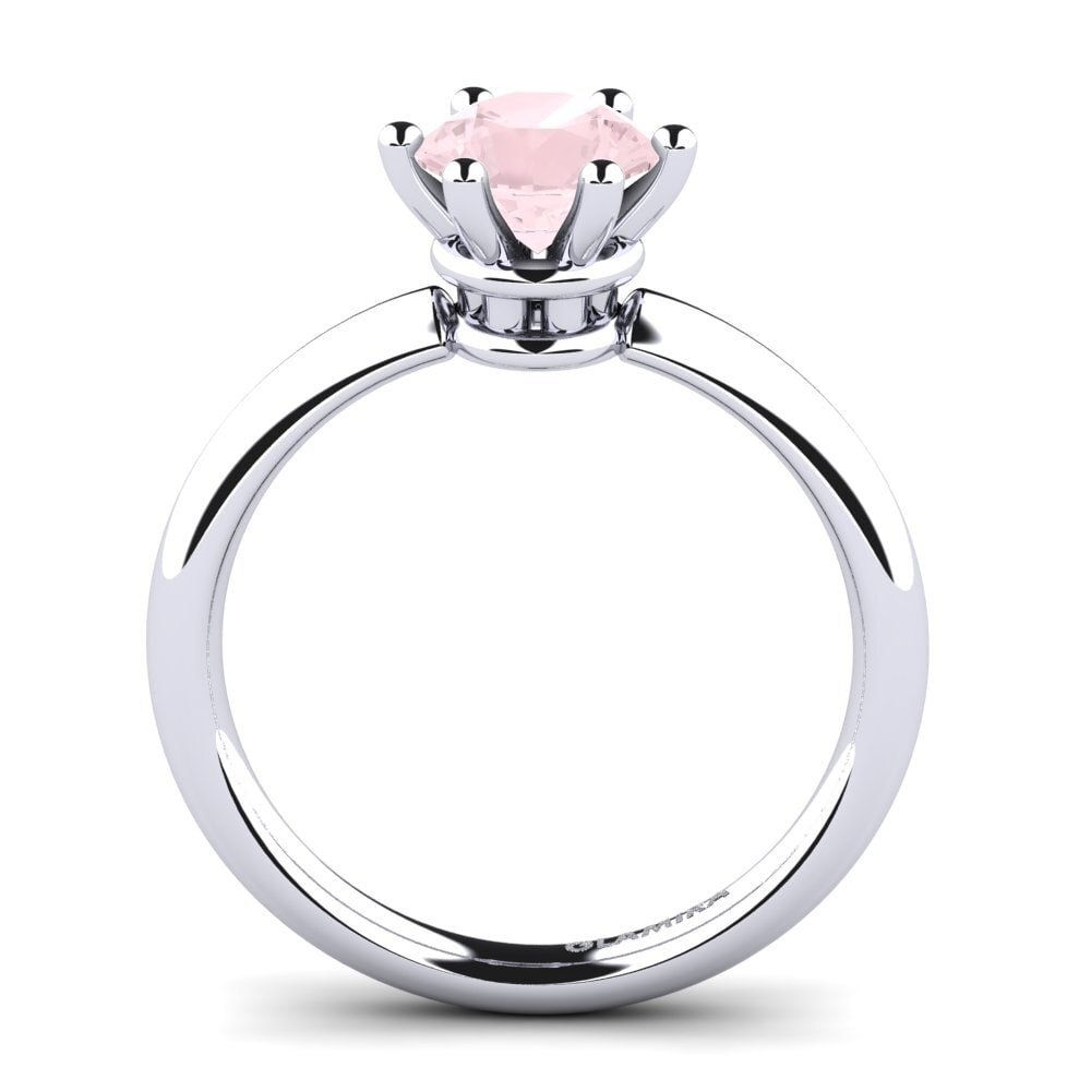 Rosenquarz Verlobungsring Jemma 1.0 crt