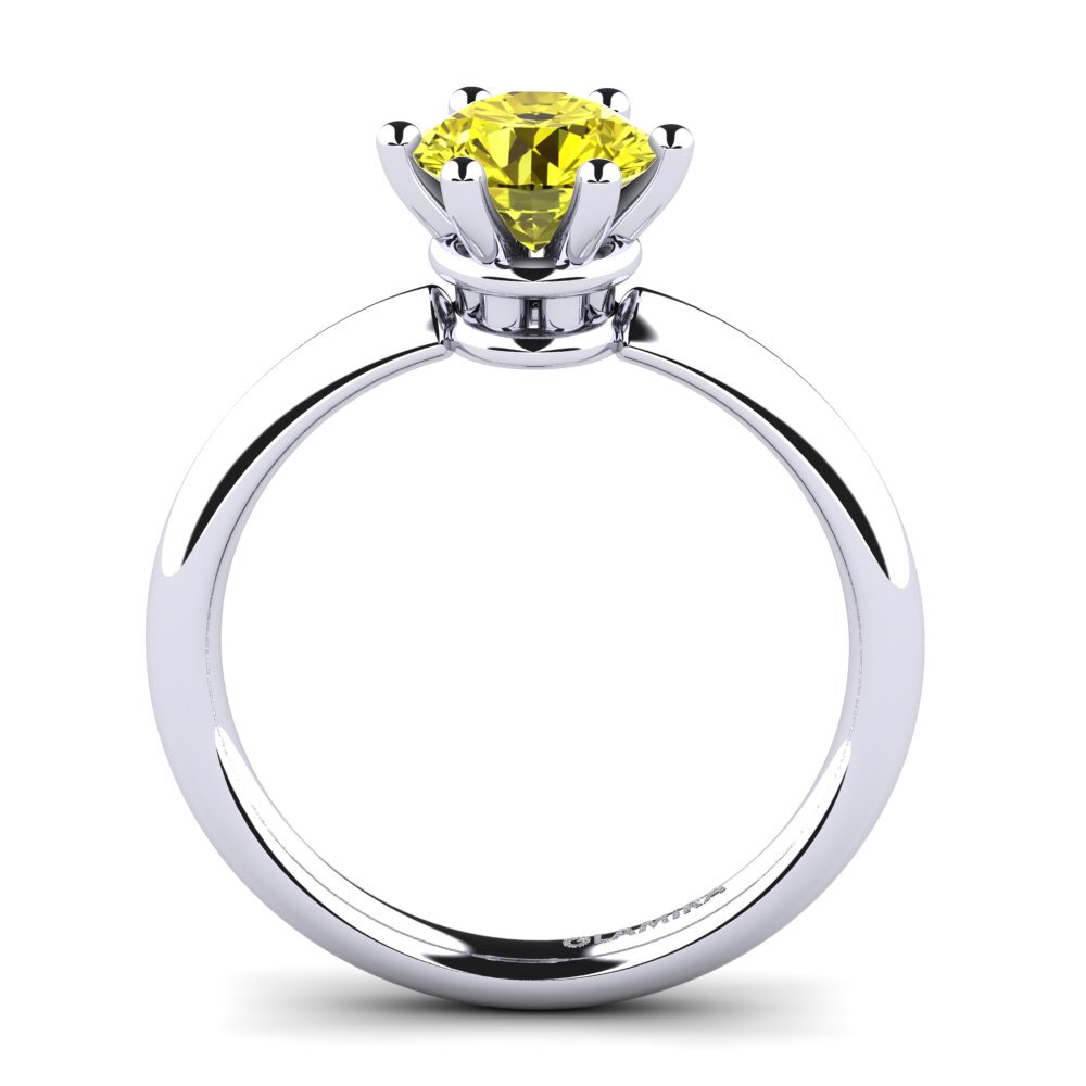 Yellow Diamond Engagement Ring Jemma 1.0 crt