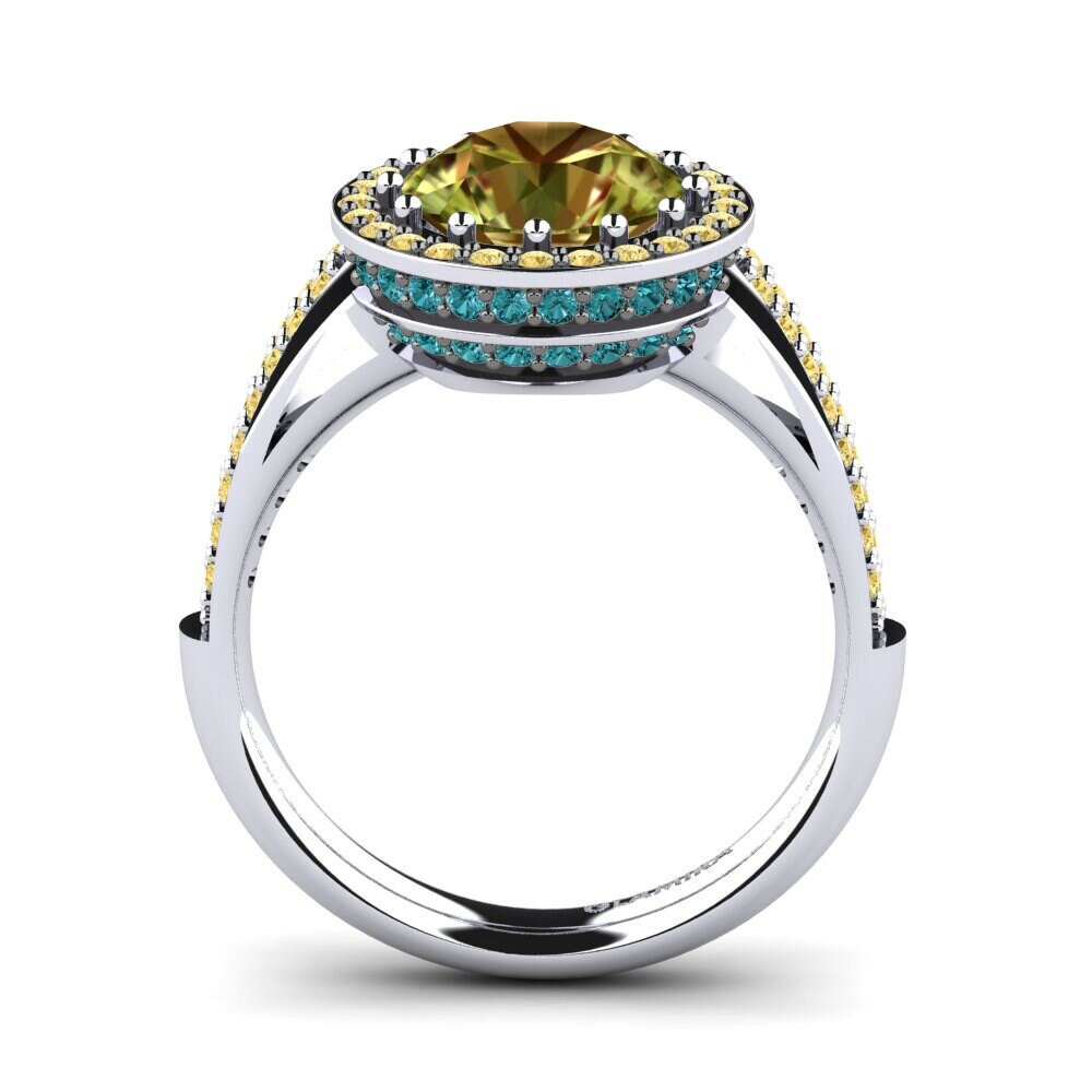 Sultan Stone Engagement Ring Zebo