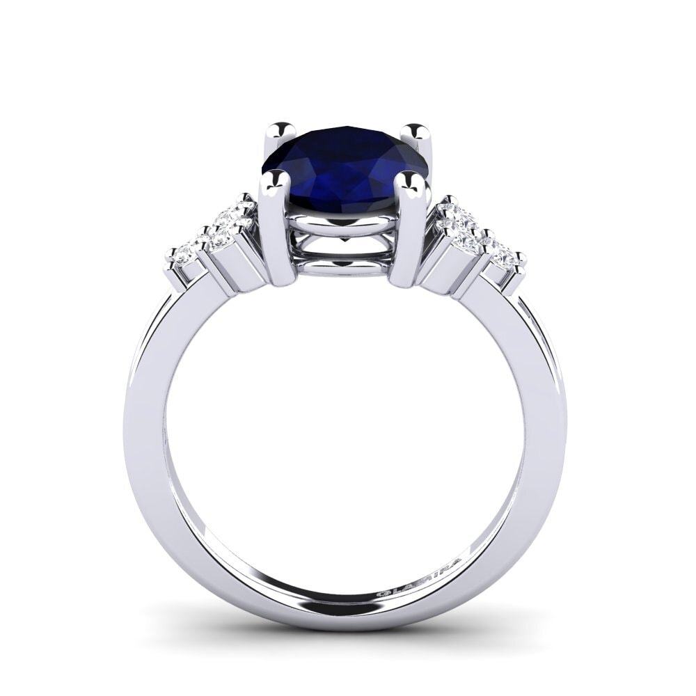 Zafiro Anillo de compromiso Jennivie