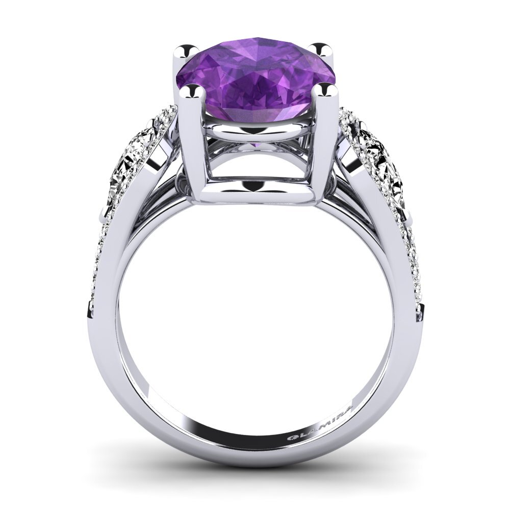 Amatista Anillo Jensina