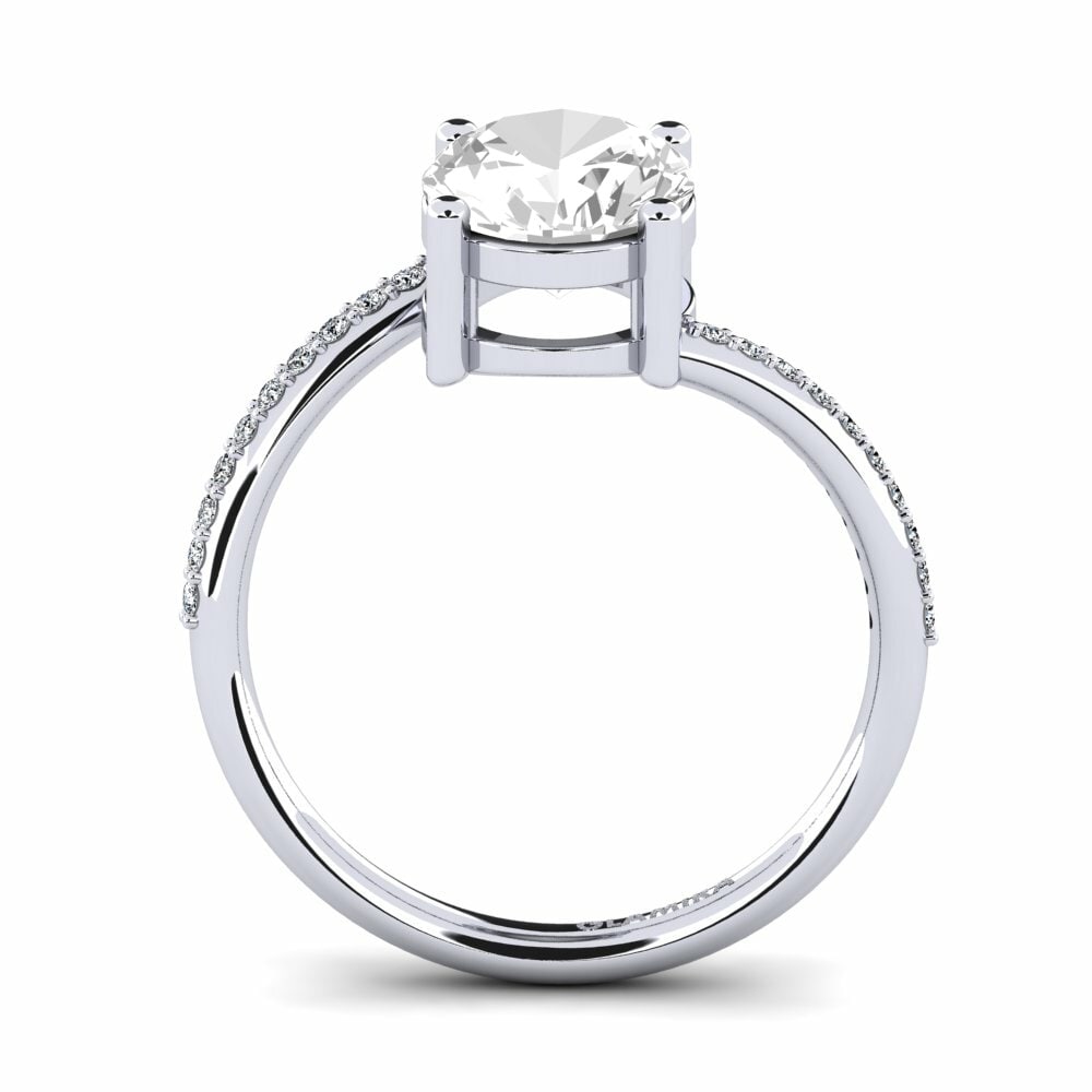 White Topaz Engagement Ring Jentrey