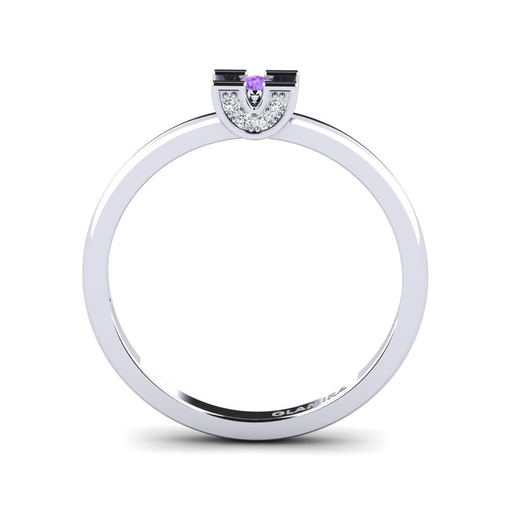 Amethyst Engagement Ring Jerome
