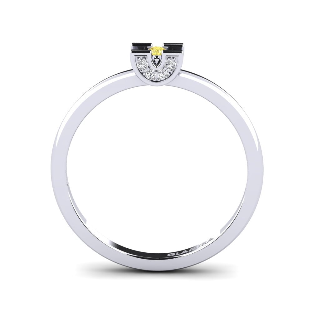 Yellow Sapphire Engagement Ring Jerome